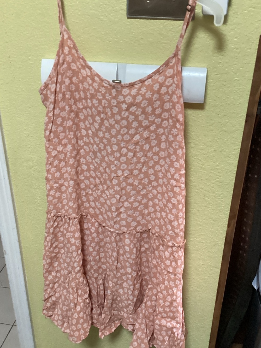 wild fable Peach Floral Tiered Sundress